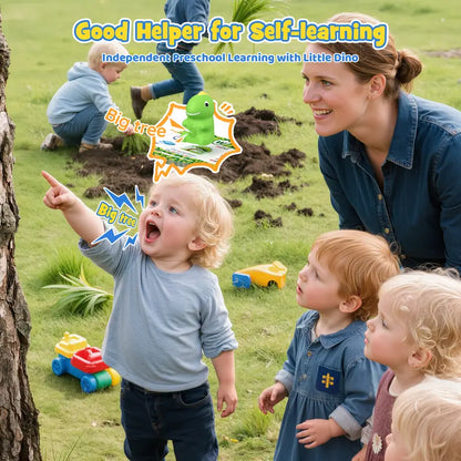 Master 592 Words Fast with Interactive Dinosaur Scanner & Real-Object Learning Stickers