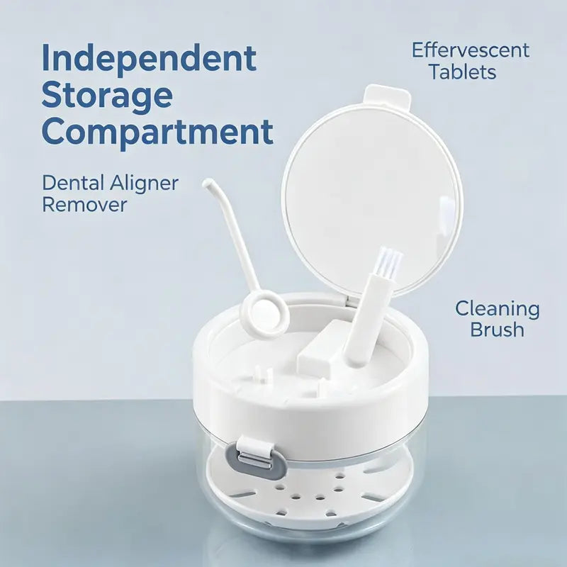 Buy Cleaning Case, Get Free Tablets for Fresh Odor-Free Aligners Daily