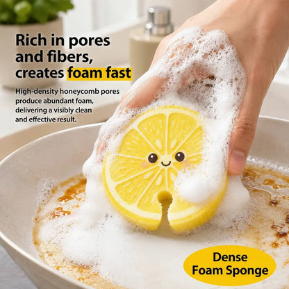 Water Activated Cellulose Sponge For Non Scratch Scrubbing