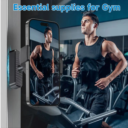 Magnetic Gym Phone Holder For Workout Recording