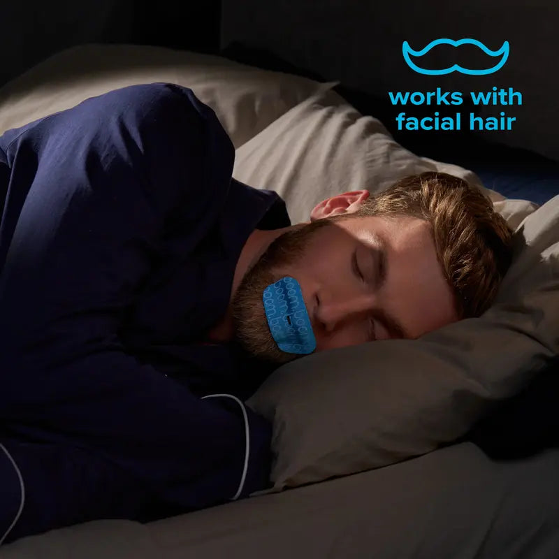 Stop Mouth Breathing Tonight with Gentle Sleep Tape for Deeper Rest and Zero Snoring