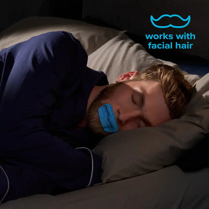 Stop Mouth Breathing Tonight with Gentle Sleep Tape for Deeper Rest and Zero Snoring