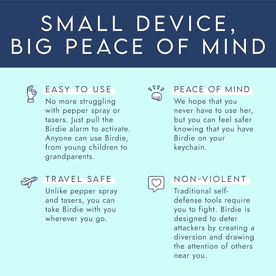 Instant Piercing Protection: Self-Defense Personal Safety Alarm Deter Threats and Stay Safe Anywhere