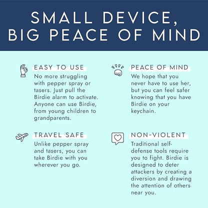 Instant Piercing Protection: Self-Defense Personal Safety Alarm Deter Threats and Stay Safe Anywhere