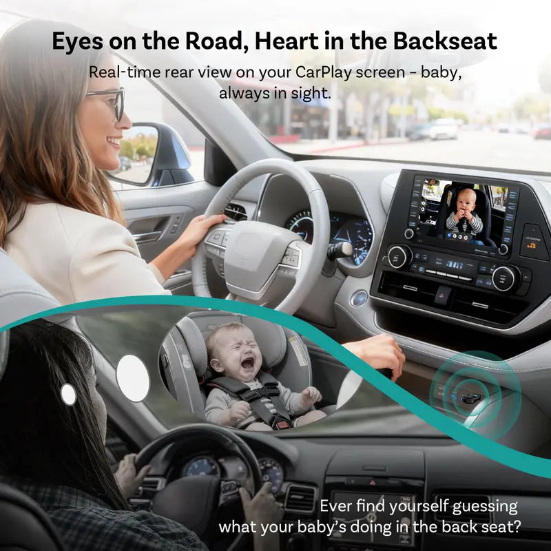 Wireless CarPlay Baby Camera – On-Dash Screen Sync For Safer Driving