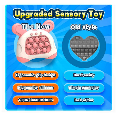 Interactive Fast Push Pop Game Bunny Stress Toy