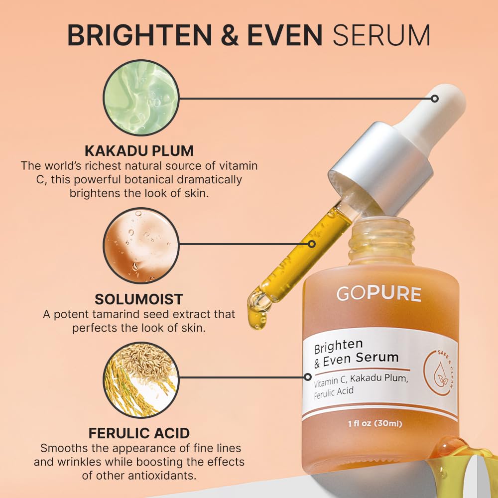 Power Trio Facial Serums Set - Total Skin Transformation In 3 Simple Steps