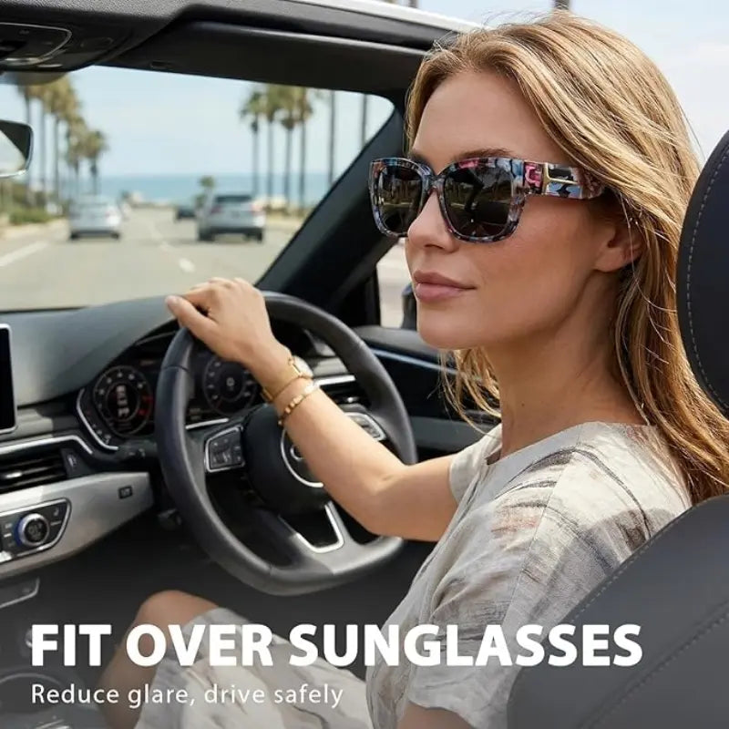 Oversized Fit Over Prescription Polarized Sunglasses For Men & Women
