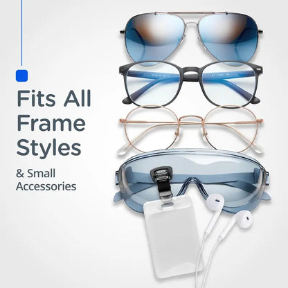 Never Drop Your Glasses Again with Ultra-Strong Magnetic Eyeglass Holder Clip