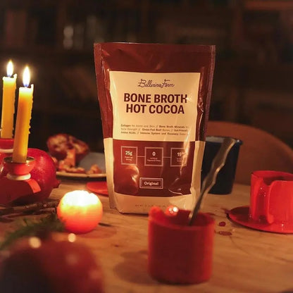 Indulge in Rich Hot Cocoa Powered by 25g Bone Broth Protein & Collagen