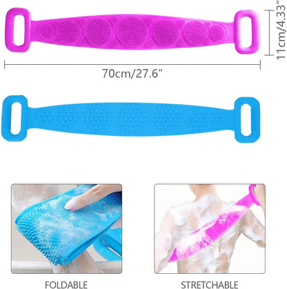 Premium Shower Scrubber for Soft Skin and Deep Cleaning