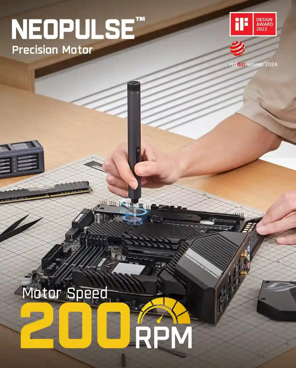 Electric Screwdriver – 50-In-1 Magnetic Bits For Effortless Precision Repairs