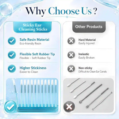 Sticky Ear Cleaning Stick for Gentle Earwax Removal and Clearer Hearing Comfort