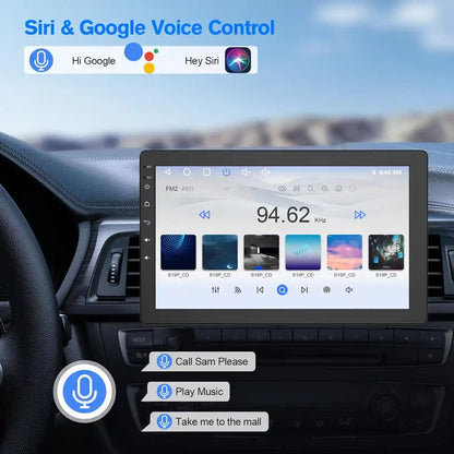 Car Stereo – Wireless CarPlay & 10.1" Rotatable Screen For Instant Dashboard Upgrade