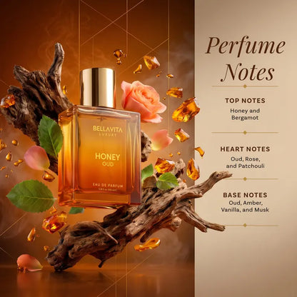 Honey Oud Eau De Parfum – Sweet Honey & Warm Amber Oud For All-Day Unforgettable Impression