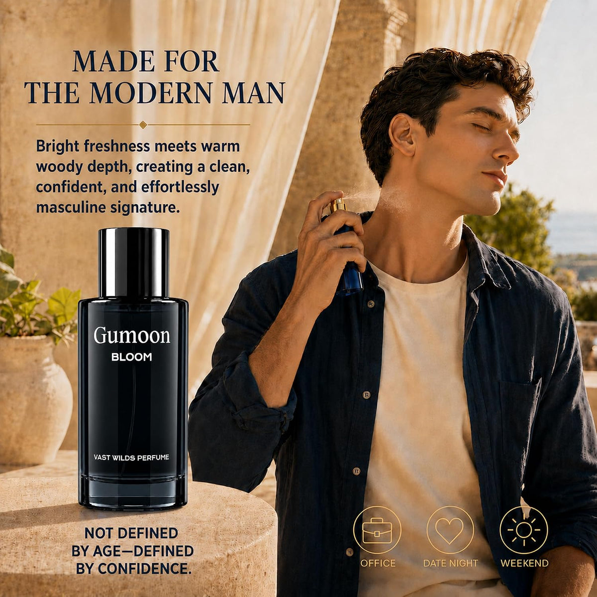 Gumoon Bloom Unisex Long-Lasting Fresh Luxury Perfume