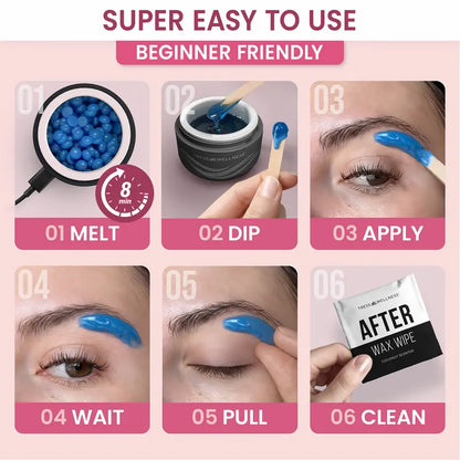 On-The-Go Facial Wax Kit For Painless & Smooth Touch-Ups