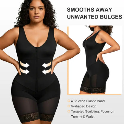 Instant Tummy Control Body Shaper & V-Shape Waist Sculpting Bodysuit