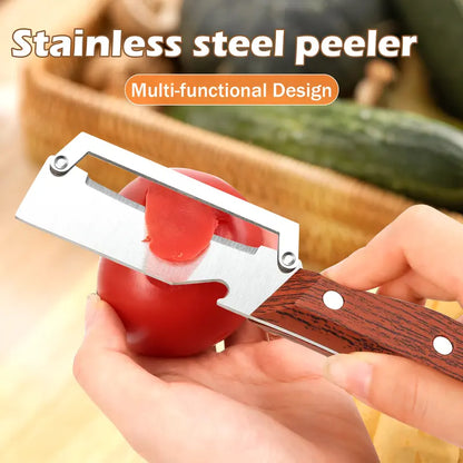 2-in-1 Multi-Functional Stainless Steel Peeler & Bottle Opener