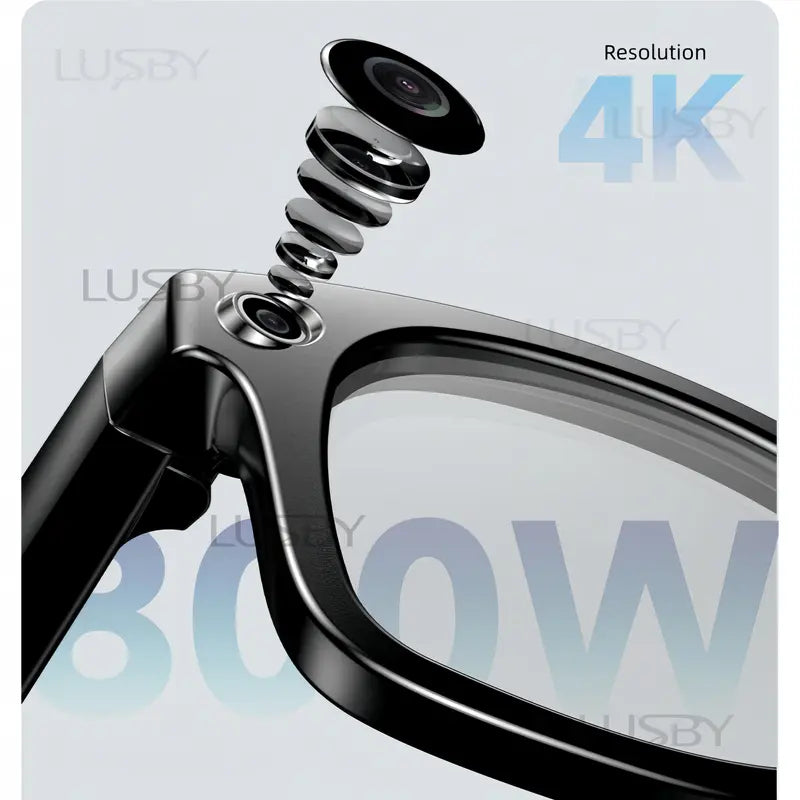 Smart AI Camera Glasses – 4K POV Recording With Translation, Voice AI & Object Recognition
