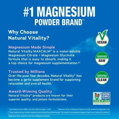 Magnesium Anti-Stress Drink Powder – Bioavailable Citrate & Glycinate Blend For Instant Calm & Deep Sleep