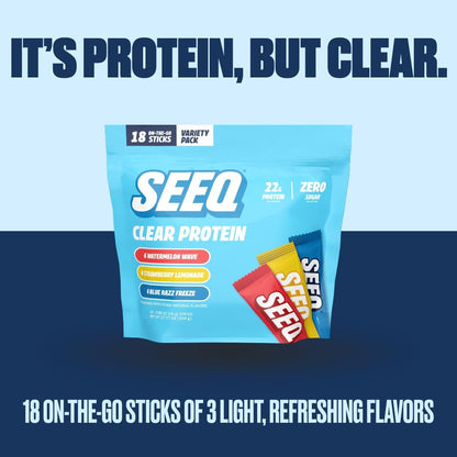 Clear Whey Protein Stick Pack: 22g Protein Without The Heavy Shake Feel