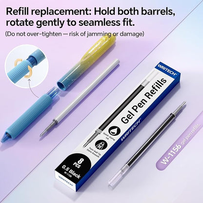 Buy 1 Get 1 Free with Ultra-Smooth Quick-Dry Gel Pens for Smudge-Free Writing