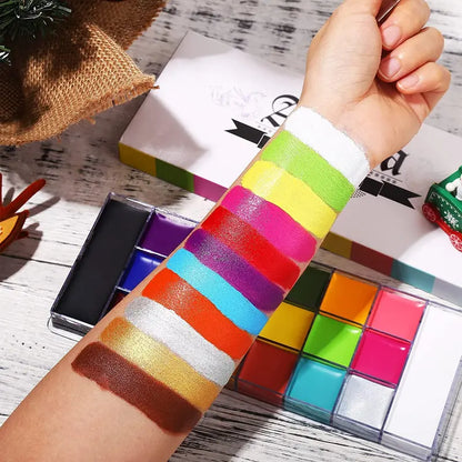 Safe 20-Color Face & Body Paint Palette