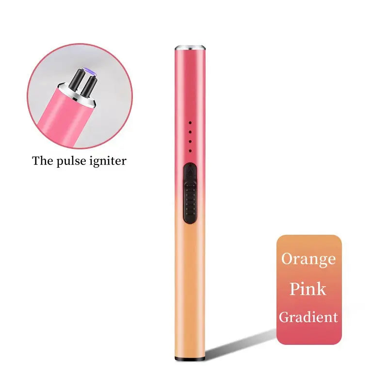 Windproof Electric Candle Lighter: Rechargeable Flameless Arc Igniter