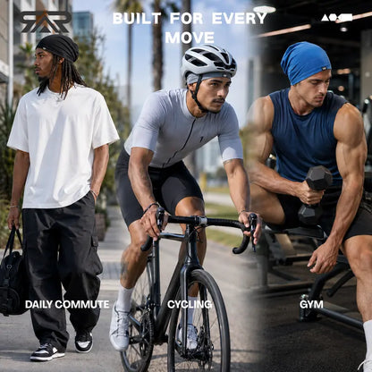 Cooling Breathable Skull Cap Sweat-Wicking Helmet Liner Beanie