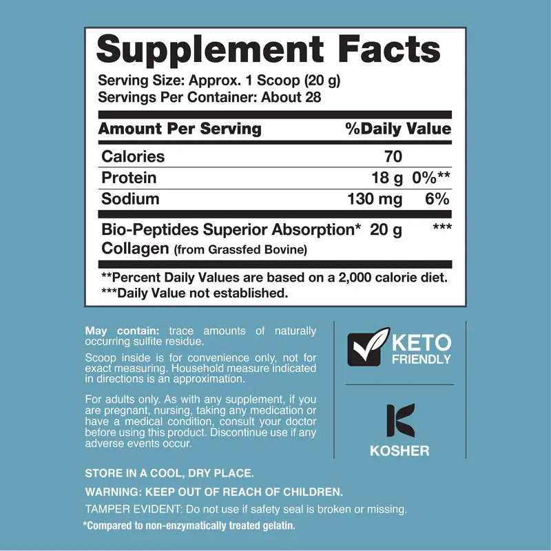 Premium Collagen Peptides for Beauty and Wellness Support