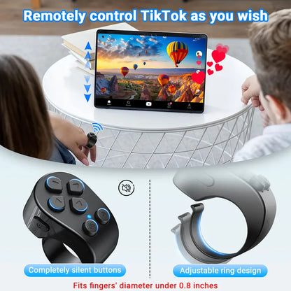 Wireless Bluetooth Ring Video Remote Controller
