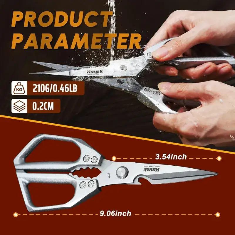 Kitchen Shears – Japanese Razor-Sharp Edge For Effortless Bone Cutting