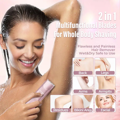 Painless Electric Trimmer Delivers Silky Smooth Skin Without Any Cuts Or Hair Pulling