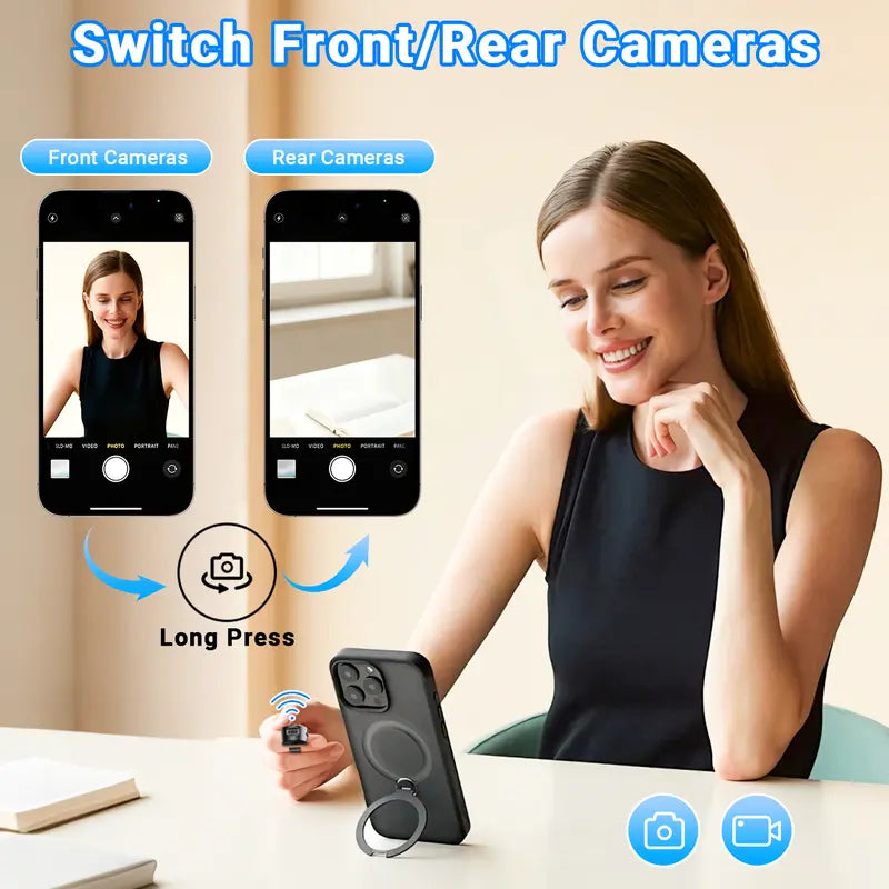 Wireless Bluetooth Ring Video Remote Controller