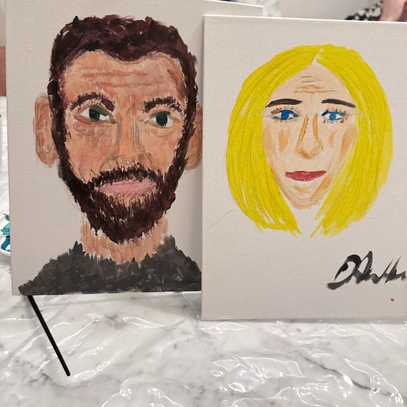 Date Night Paint-Your-Partner Challenge Kit for Couples