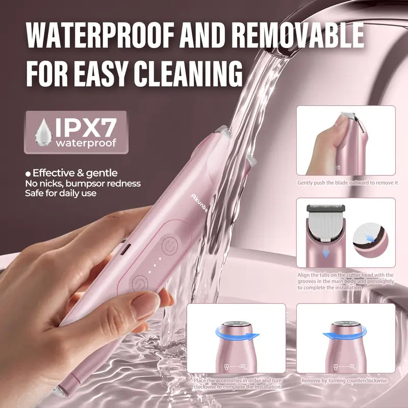 Painless Electric Trimmer Delivers Silky Smooth Skin Without Any Cuts Or Hair Pulling