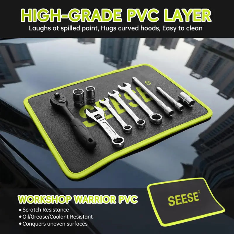 Magnetic Anti-Slip Tool Mat for Mechanics Repair