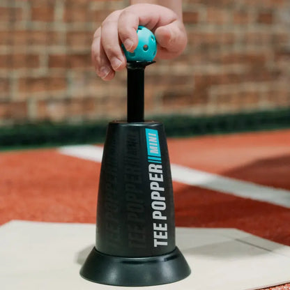 Portable Mini Baseball Tee Popper Hitting Trainer Bundle