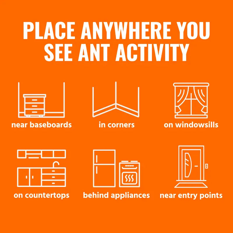 Indoor Liquid Ant Bait Stations – Kills the Entire Colony at the Source