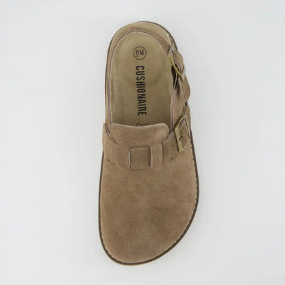 Ultimate Comfort Genuine Suede Slingback Clogs with Memory Foam