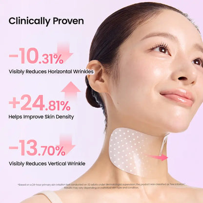 Collagen Peptide Hydrogel Wrinkle Smoothing Neck Patch