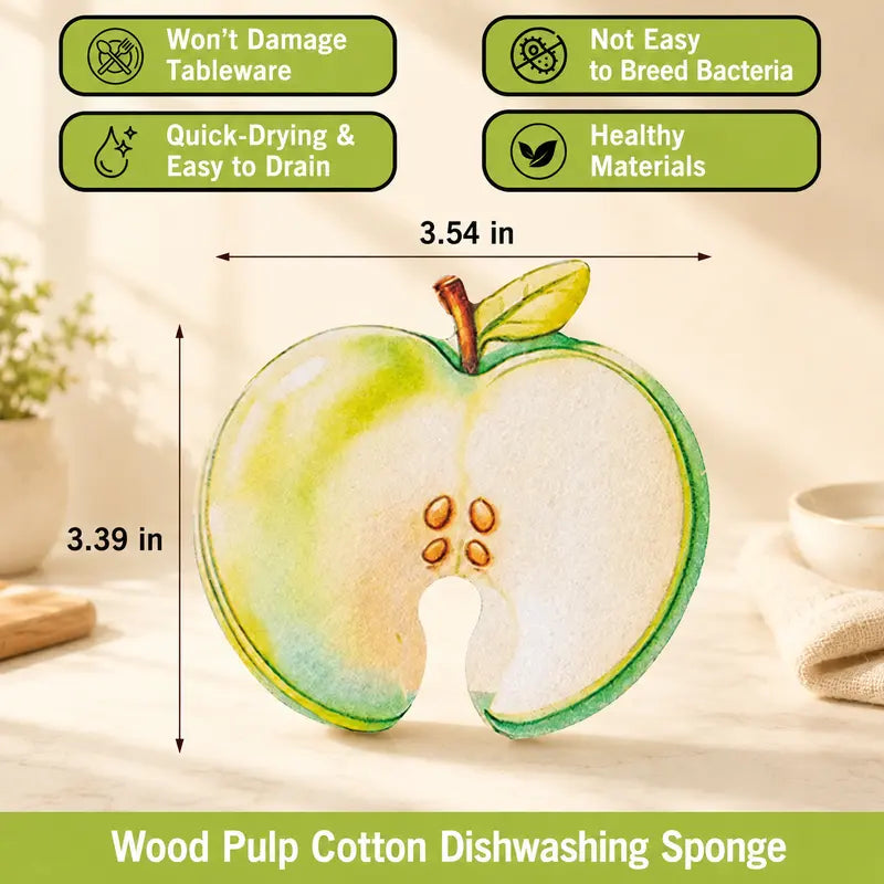 Water Activated Cellulose Sponge For Non Scratch Scrubbing