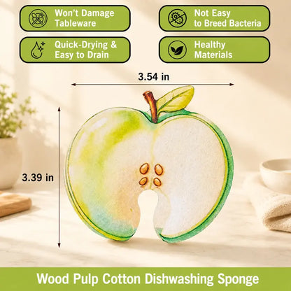 Water Activated Cellulose Sponge For Non Scratch Scrubbing