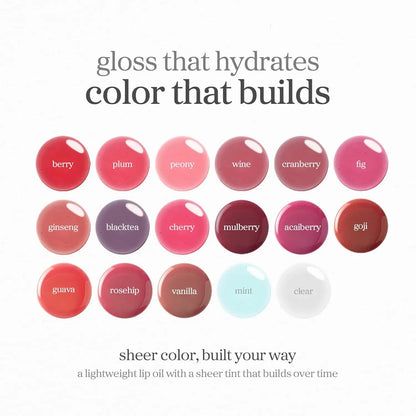 Lip Oil – Rich Apple Seed Mechanism For Non-Sticky High-Shine Hydration