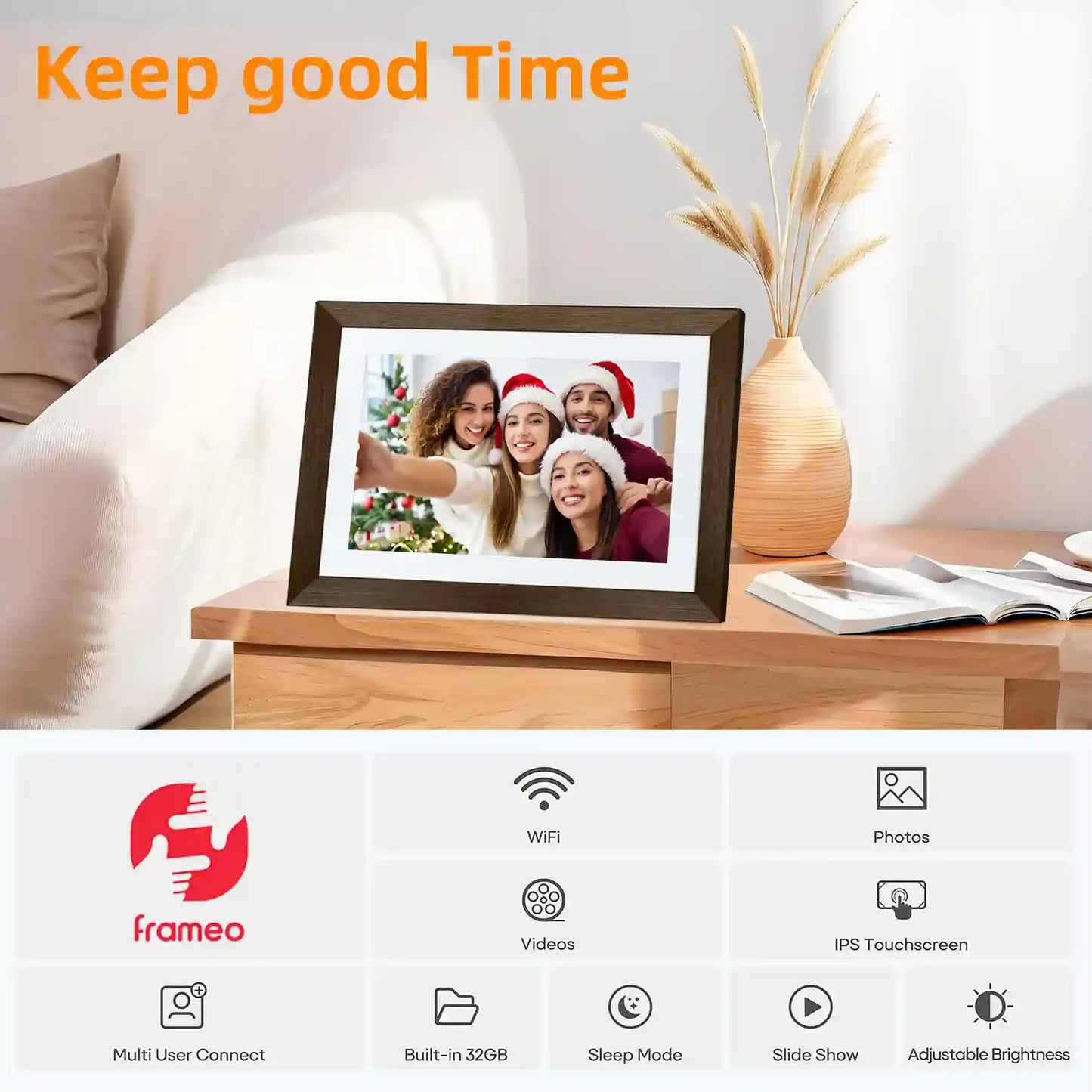WiFi Digital Picture Frame – Instant Photo Sharing For Staying Connected Instantly