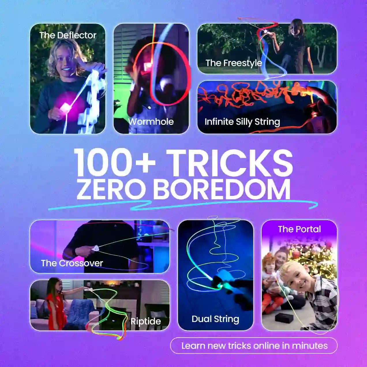 String Shooter Toy – Retractable UV Glow Engine For Mesmerizing Floating Magic