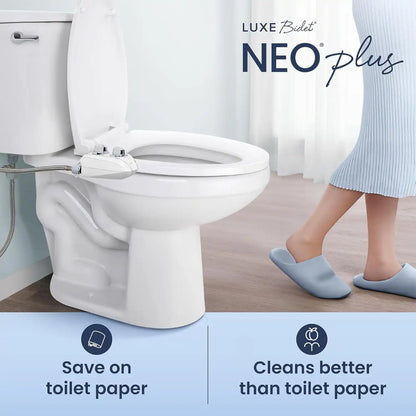 Bidet Toilet Attachment – 360° Self-Cleaning Dual Nozzles For Feminine & Rear Wash