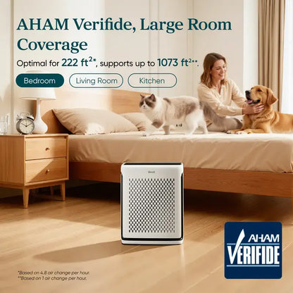 Air Purifier – U-Shaped Inlet Filters Pet Hair, Dander, Pollen & Dust