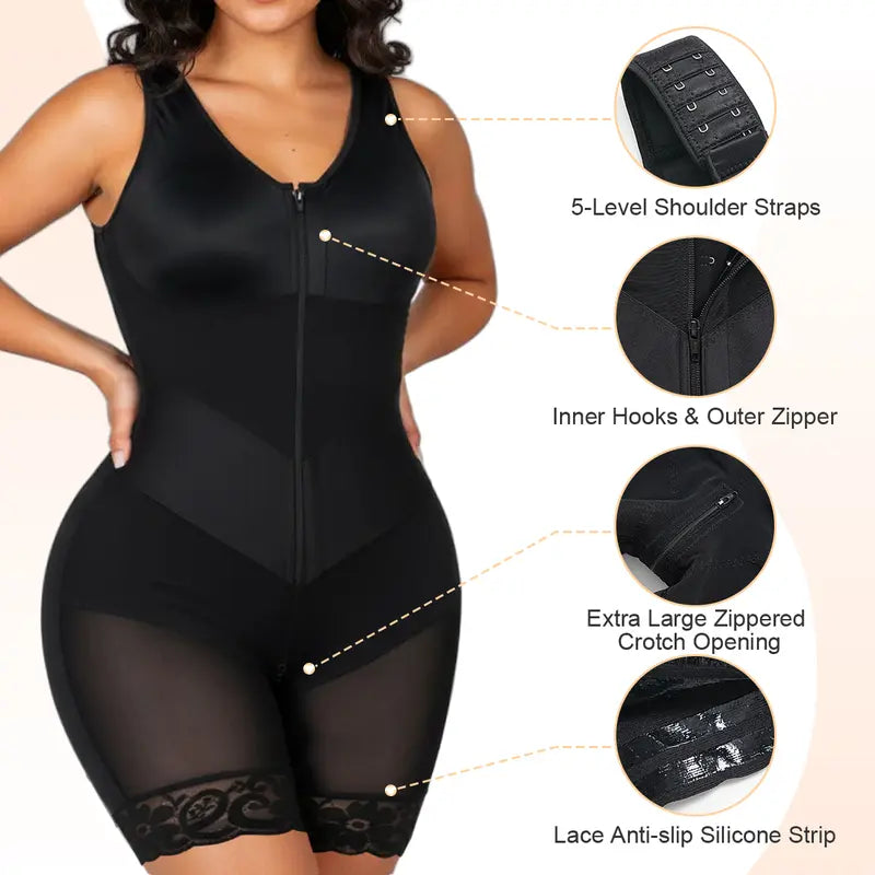 Instant Tummy Control Body Shaper & V-Shape Waist Sculpting Bodysuit